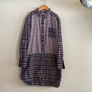 DKNY flannel night shirt